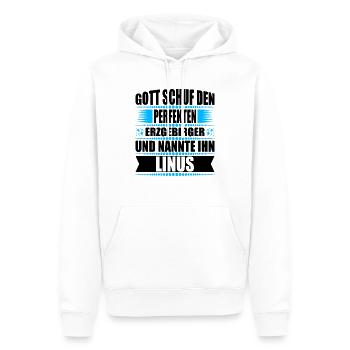 Erzgebirge Mann Namen Sachsen Linus - Männer Premium Bio Hoodie - Weiß - Vorne - Nico (187cm)