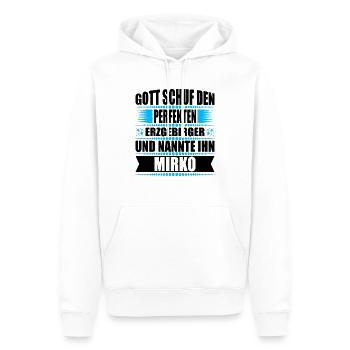 Erzgebirge Mann Namen Sachsen Mirko - Männer Premium Bio Hoodie - Weiß - Vorne - Nico (187cm)