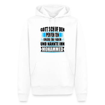 Erzgebirge Mann Namen Sachsen Mohammed - Männer Premium Bio Hoodie - Weiß - Vorne - Nico (187cm)