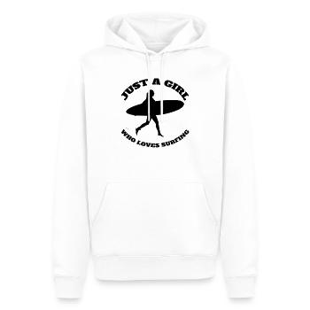 Surfer Surfing Surfboard Surf instructor surfing - Men’s Premium Organic Hoodie - white - Front - Nico (187cm)