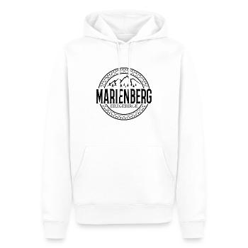 Marienberg Erzgebirge - Männer Premium Bio Hoodie - Weiß - Vorne - Nico (187cm)