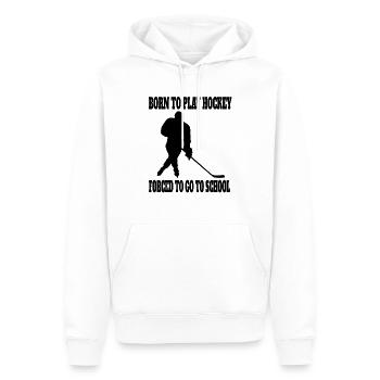 Eishockey Wintersport Geschenk Eishockeyteam - Männer Premium Bio Hoodie - Weiß - Vorne - Nico (187cm)
