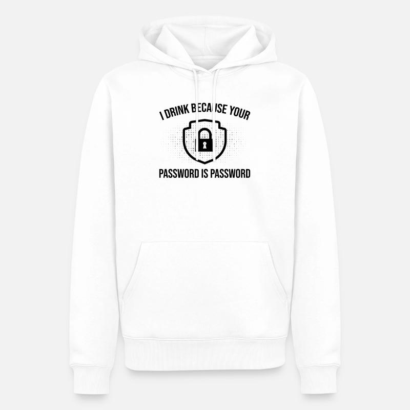 Cybersecurity Computersicherheit Cybersecurity - Männer Premium Bio Hoodie - Weiß