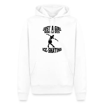 Eiskunstlaufen Eislauf Schlittschuh Eiskunstlauf - Männer Premium Bio Hoodie - Weiß - Vorne - Nico (187cm)