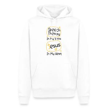 Speech Therapist Therapy Assistant - Männer Premium Bio Hoodie - Weiß - Vorne - Nico (187cm)