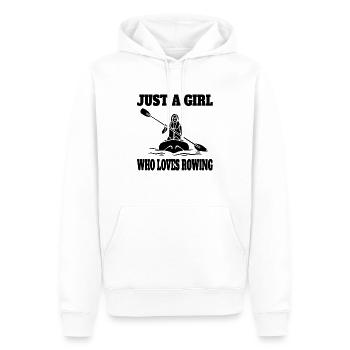 Ruderer Ruderteam Rudersport Rudern Ruderverein - Männer Premium Bio Hoodie - Weiß - Vorne - Nico (187cm)