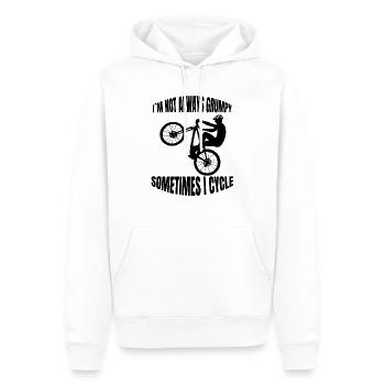 Cycling Cycling Cyclists Cyclists - Men’s Premium Organic Hoodie - white - Front - Nico (187cm)