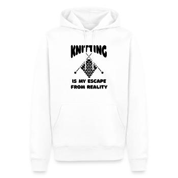 Stricken Strickerin Schneiderin Häkeln Schneider - Männer Premium Bio Hoodie - Weiß - Vorne - Nico (187cm)
