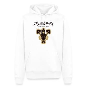 Black Clover - Men’s Premium Organic Hoodie - white - Front - Nico (187cm)
