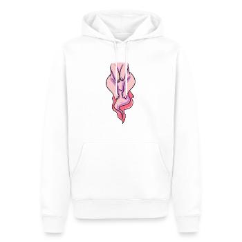 Axolotl Costume - Sweat à capuche Premium bio Homme - blanc - Devant - Nico (187cm)