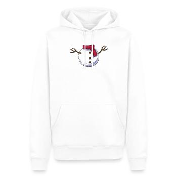 Snowman Costume - Men’s Premium Organic Hoodie - white - Front - Nico (187cm)