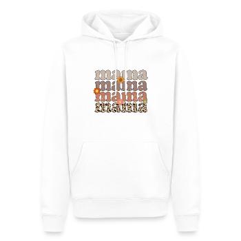Mom, mom, mom, mom - Men’s Premium Organic Hoodie - white - Front - Nico (187cm)