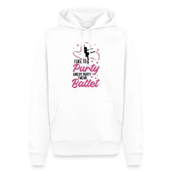 Ballet Dancer Dance Girl Ballerina - Männer Premium Bio Hoodie - Weiß - Vorne - Nico (187cm)