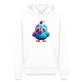 Niedliches Vogelbaby - Männer Premium Bio Hoodie - Weiß - Vorne - Nico (187cm)
