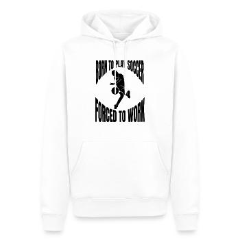 Soccer Player Soccer Design Soccer Team - Men’s Premium Organic Hoodie - white - Front - Nico (187cm)