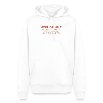 Over The Hill Drôle de vieux Gag Funny Cool - Sweat à capuche Premium bio Homme - blanc - Devant - Nico (187cm)