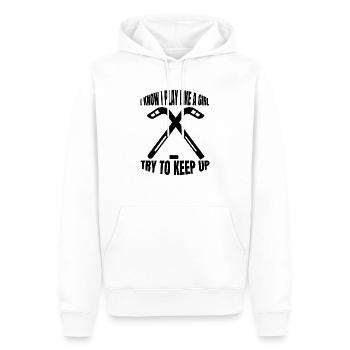 Eishockeyteam Eishockeyspieler Hockeyfan Eishockey - Männer Premium Bio Hoodie - Weiß - Vorne - Nico (187cm)