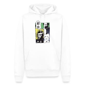Anime Collection - Men’s Premium Organic Hoodie - white - Front - Nico (187cm)