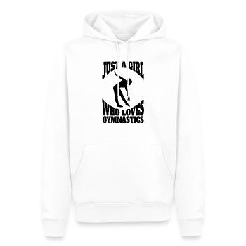 Gymnastique Filles Club de gymnastique Gymnastique Gymnastique - Sweat à capuche Premium bio Homme - blanc - Devant - Nico (187cm)
