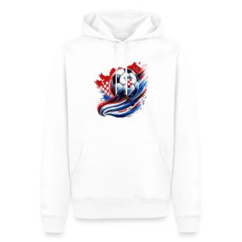 Croatia Football 2024graphic artsoccer flairchampi - Men’s Premium Organic Hoodie - white - Front - Nico (187cm)