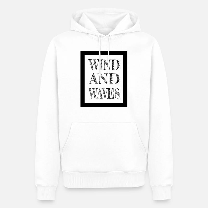 jokes self-expression breaking barriers - Männer Premium Bio Hoodie - Weiß