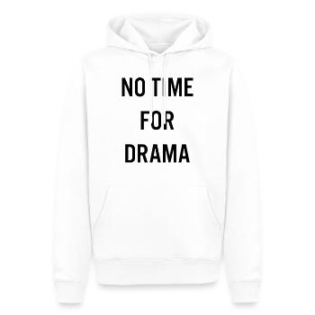 Drama - Männer Premium Bio Hoodie - Weiß - Vorne - Nico (187cm)