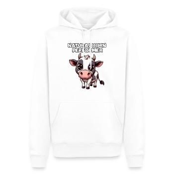 Natural Giftedness and Giftedness Talent - Men’s Premium Organic Hoodie - white - Front - Nico (187cm)
