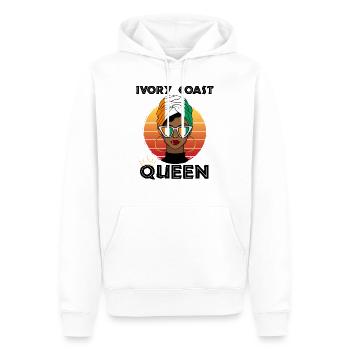 Kenianische Königin Afrikanische Königin Kenia Flagge Kenianisch - Männer Premium Bio Hoodie - Weiß - Vorne - Nico (187cm)