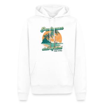 puntacana Geisteszustand Vintage Strand - Männer Premium Bio Hoodie - Weiß - Vorne - Nico (187cm)