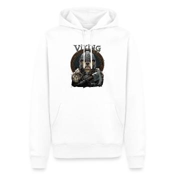 Viking Vikings Wikinger Valhalla Dog Hund - Männer Premium Bio Hoodie - Weiß - Vorne - Nico (187cm)