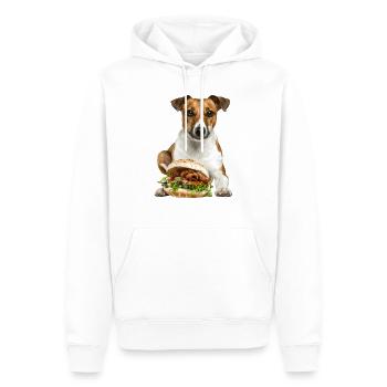 Jack Russell Terrier - Männer Premium Bio Hoodie - Weiß - Vorne - Nico (187cm)
