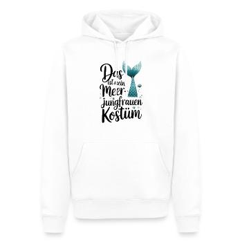 C’est mon costume de sirène - Sweat à capuche Premium bio Homme - blanc - Devant - Nico (187cm)