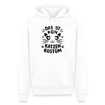 C’est mon costume de chat - Carnaval Carnaval - Sweat à capuche Premium bio Homme - blanc - Devant - Nico (187cm)