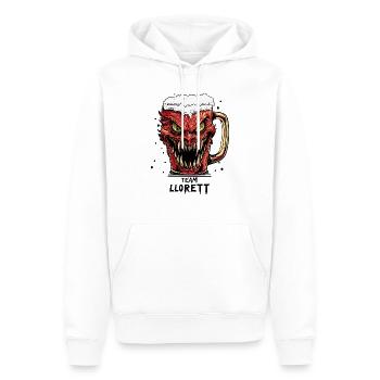 Team Llorett de mar Spanien Bier Club Party - Männer Premium Bio Hoodie - Weiß - Vorne - Nico (187cm)