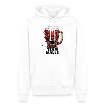 Team Malle Spain Beer Club Party Mallorca Booze - Men’s Premium Organic Hoodie - white - Front - Nico (187cm)