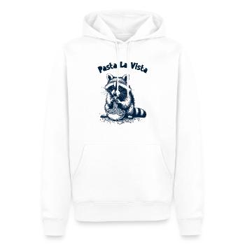 Pasta La Vista - Männer Premium Bio Hoodie - Weiß - Vorne - Nico (187cm)