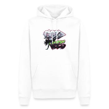 Graffiti Kunst für Tanzliebhab - Männer Premium Bio Hoodie - Weiß - Vorne - Nico (187cm)