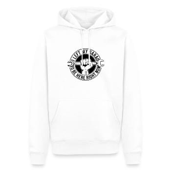 Lustiger Schrauber Spruch Garage - Männer Premium Bio Hoodie - Weiß - Vorne - Nico (187cm)