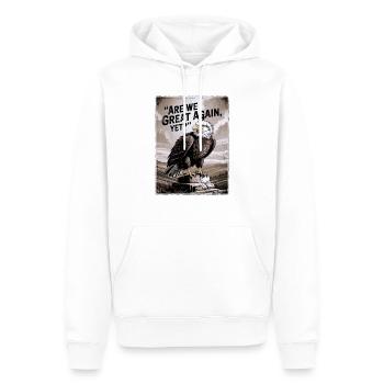Sommes-nous à nouveau grands ? - Sweat à capuche Premium bio Homme - blanc - Devant - Nico (187cm)