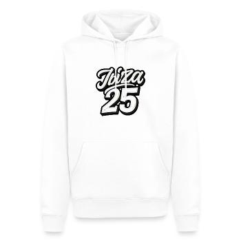 Ibiza 2025 Trikot - Männer Premium Bio Hoodie - Weiß - Vorne - Nico (187cm)