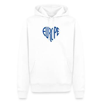 Europe Day Celebrate the European Union - Männer Premium Bio Hoodie - Weiß - Vorne - Nico (187cm)