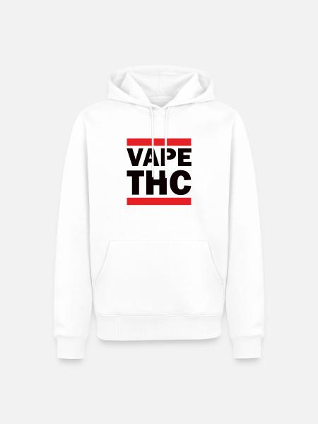 Vape THC - Men’s Premium Organic Hoodie - white