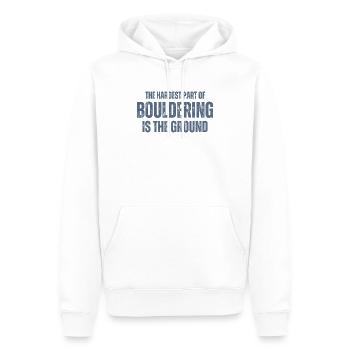 Bouldern Boulderer Boulder - Männer Premium Bio Hoodie - Weiß - Vorne - Nico (187cm)