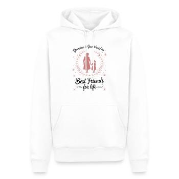 Oma und Enkelin Großmutter Liebe - Männer Premium Bio Hoodie - Weiß - Vorne - Nico (187cm)