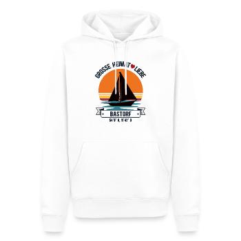 Bastorf Heimat Ostsee Mecklenburg Vorpommern Küste - Männer Premium Bio Hoodie - Weiß - Vorne - Nico (187cm)