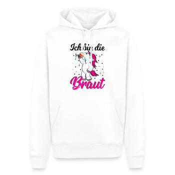 Junggesellinnenabschied-Braut Team Frauen - Männer Premium Bio Hoodie - Weiß - Vorne - Nico (187cm)