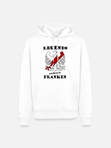 The heroes from Franconia - Men’s Premium Organic Hoodie - white