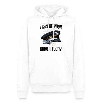 Taxi Taxifahrer Taxiunternehmen Taxe Geschenkidee - Männer Premium Bio Hoodie - Weiß - Vorne - Nico (187cm)