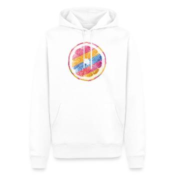 citron - Sweat à capuche Premium bio Homme - blanc - Devant - Nico (187cm)