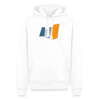 sailor - Men’s Premium Organic Hoodie - white - Front - Nico (187cm)
